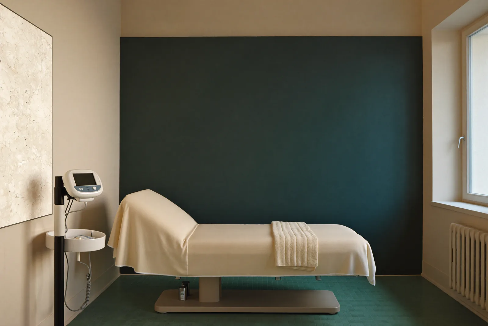 A private treatment room